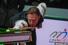 2025年斯诺克世界大奖赛开杆 特鲁姆普首战告捷